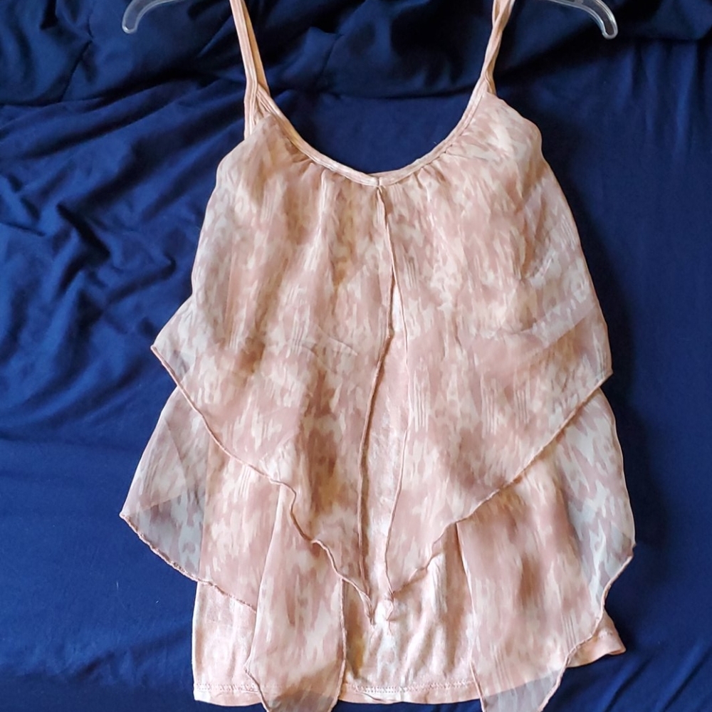 Pink Tank Top Blouse